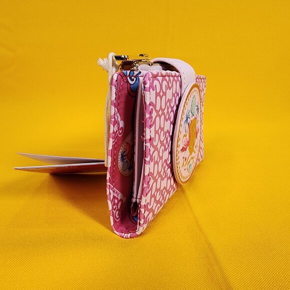 Loungefly Barbie Movie Logo Pink Flamingo Flap Wallet NEW - Picture 3 of 14